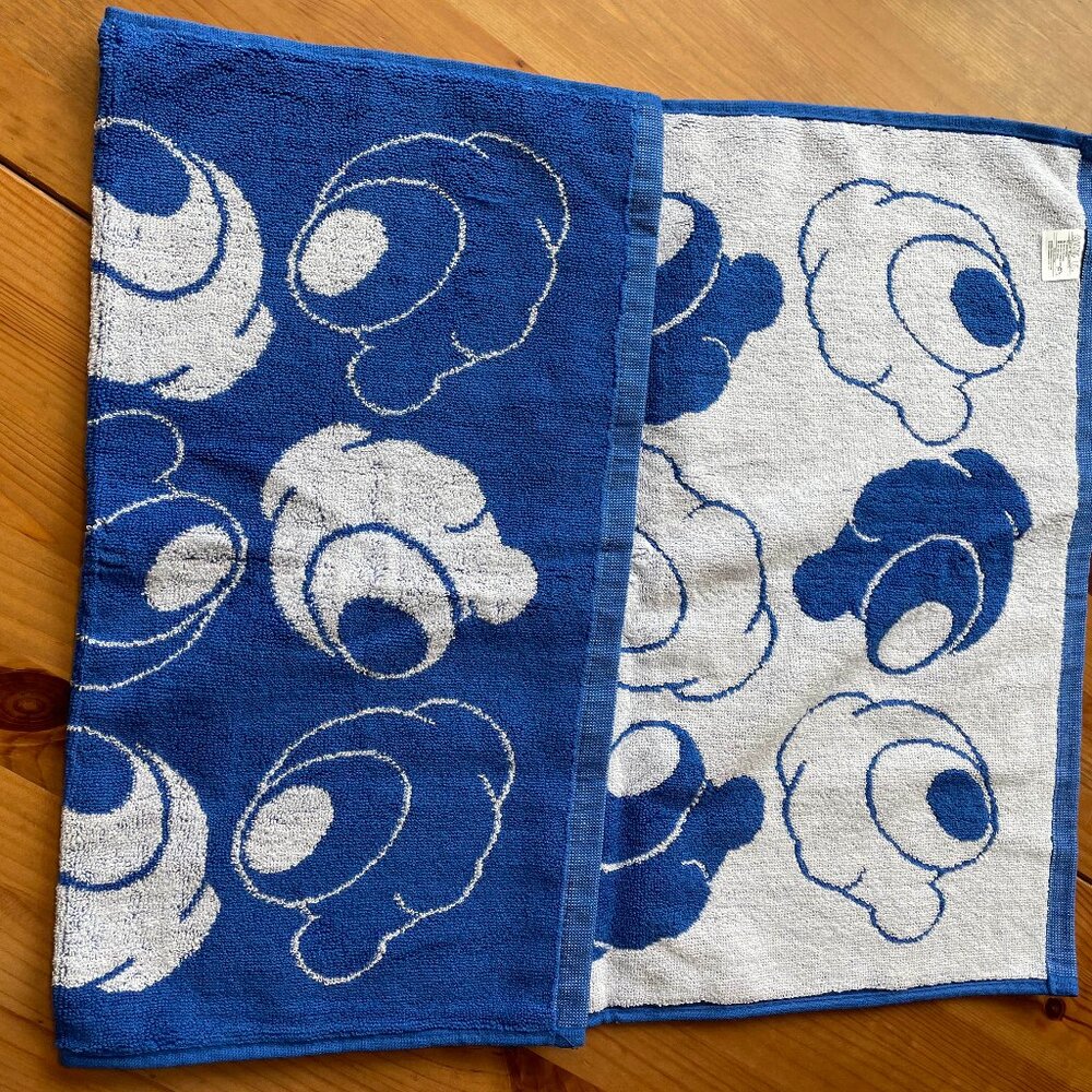 Blue & White Among Us Hand Towel